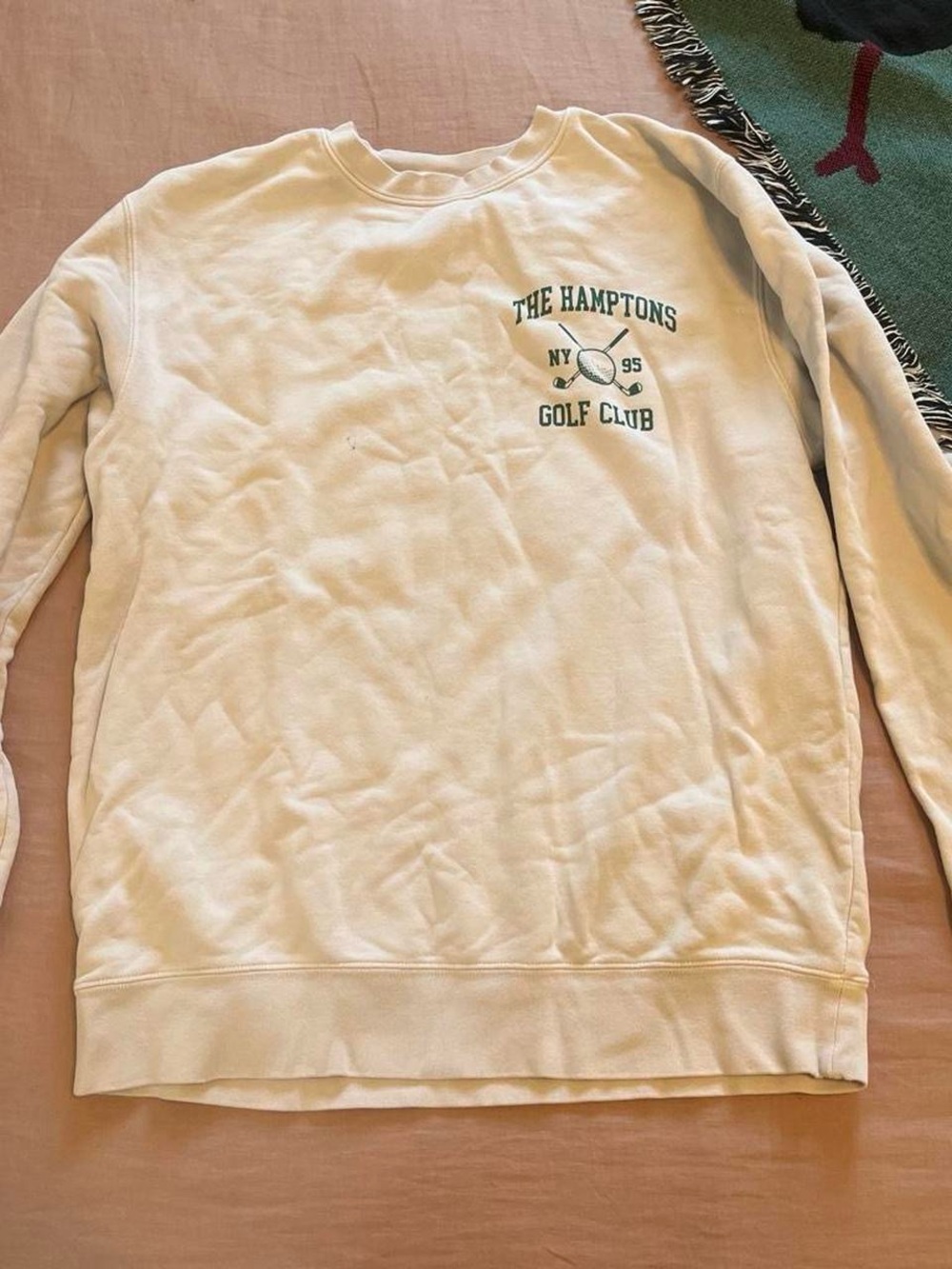 The Hamptons Golf Club Crewneck Sweatshirt - Cream